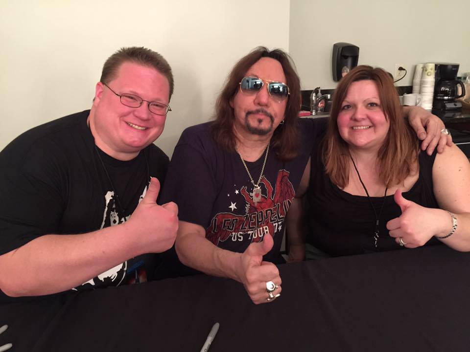 Robert and Jessica with Kiss's Ace Frehley