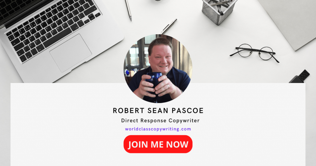 Freelance Direct Response Copywriter Robert Sean Pascoe