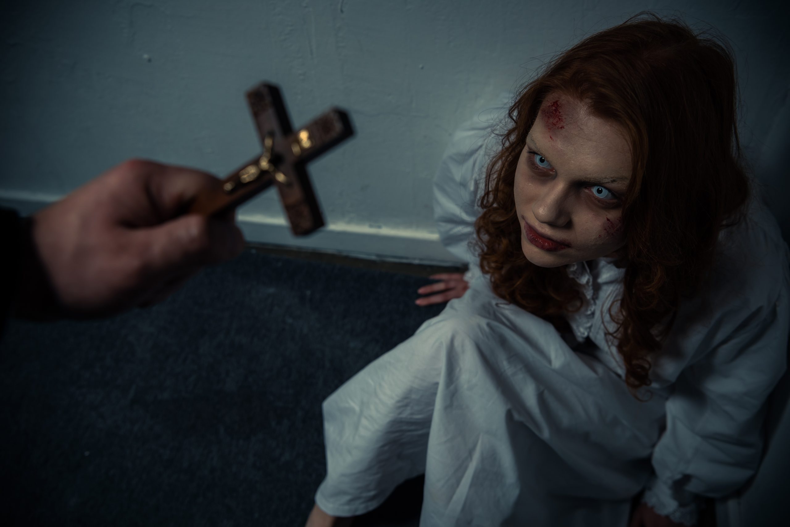 A demon possessed girl similar to The Exorcist