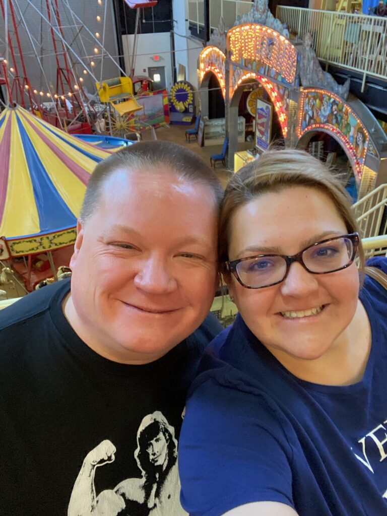 Jessica and Sean at the Circus