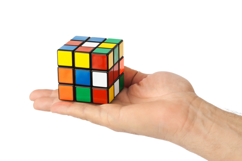 Rubik Cube in Hand