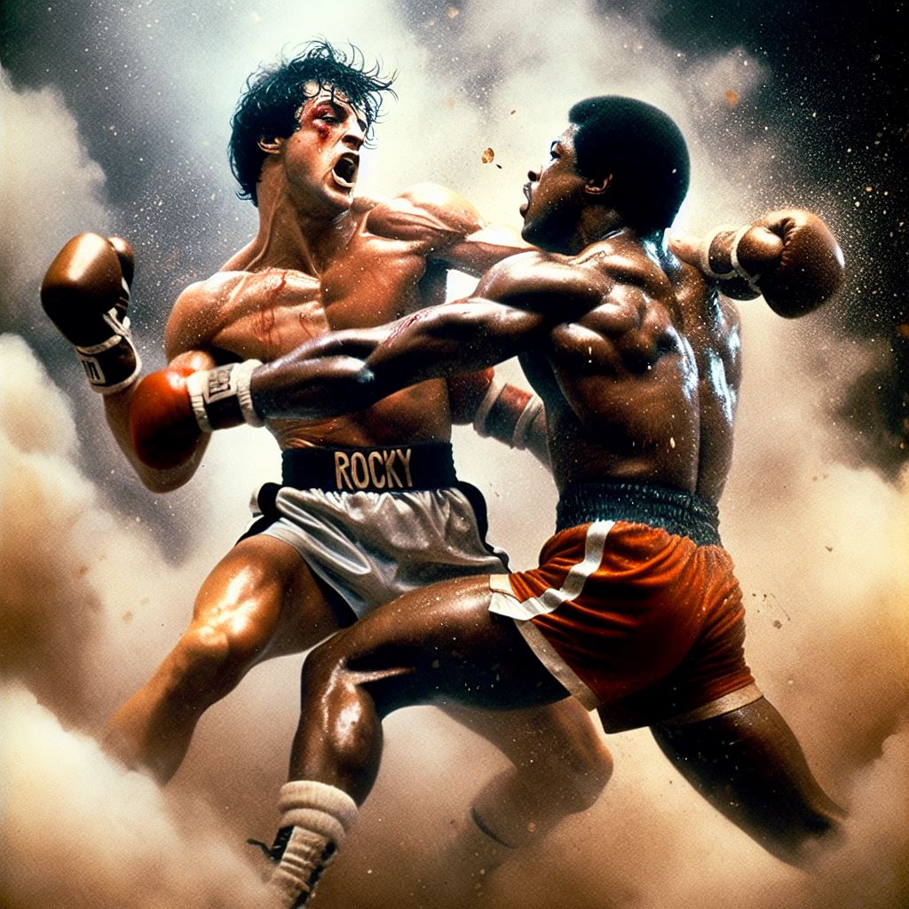 Rocky vs Apollo Creed